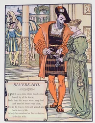 Blaubart und seine Frau, Illustration für 